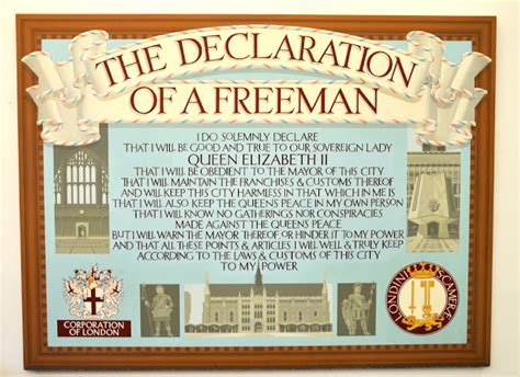 freedom of city of london list.